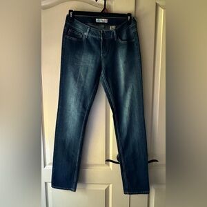 Paris Blues Jeans size 11 women Denim skinny straight leg stretch